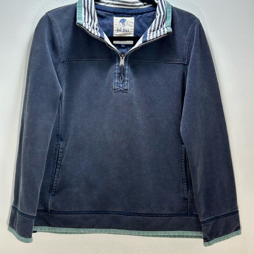 Fat Face Men's or Women’s Navy 1/4  Zip pullover